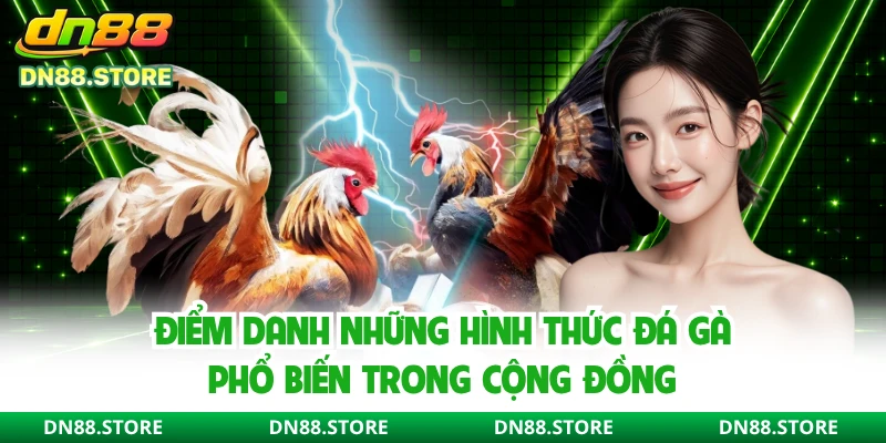 Điểm danh những hình thức đá gà phổ biến trong cộng đồng